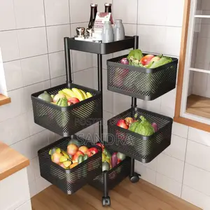 Rotating Kitchen Storage Rack