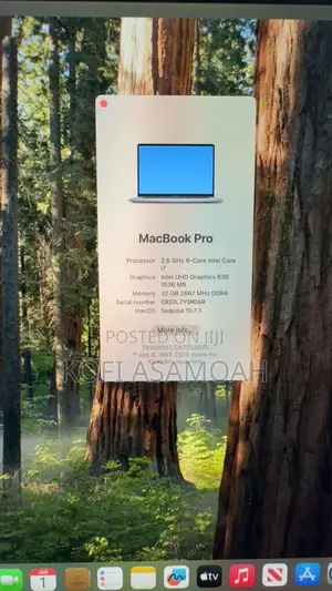 Laptop Apple MacBook Pro 2019 32GB Intel Core i7 SSD 512GB