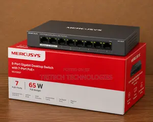 8-Port Gigabit Desktop Switch With 7-Port PoE+