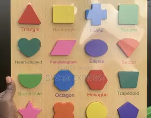 Wooden Shape Puzzle Board