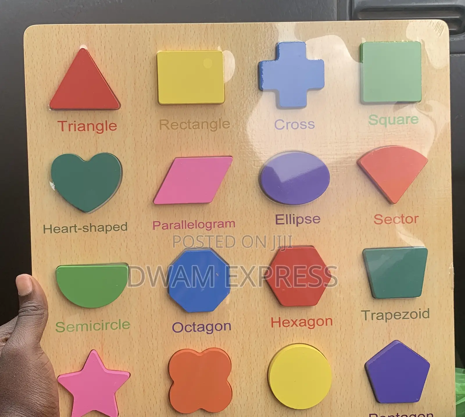 Wooden Shape Puzzle Board