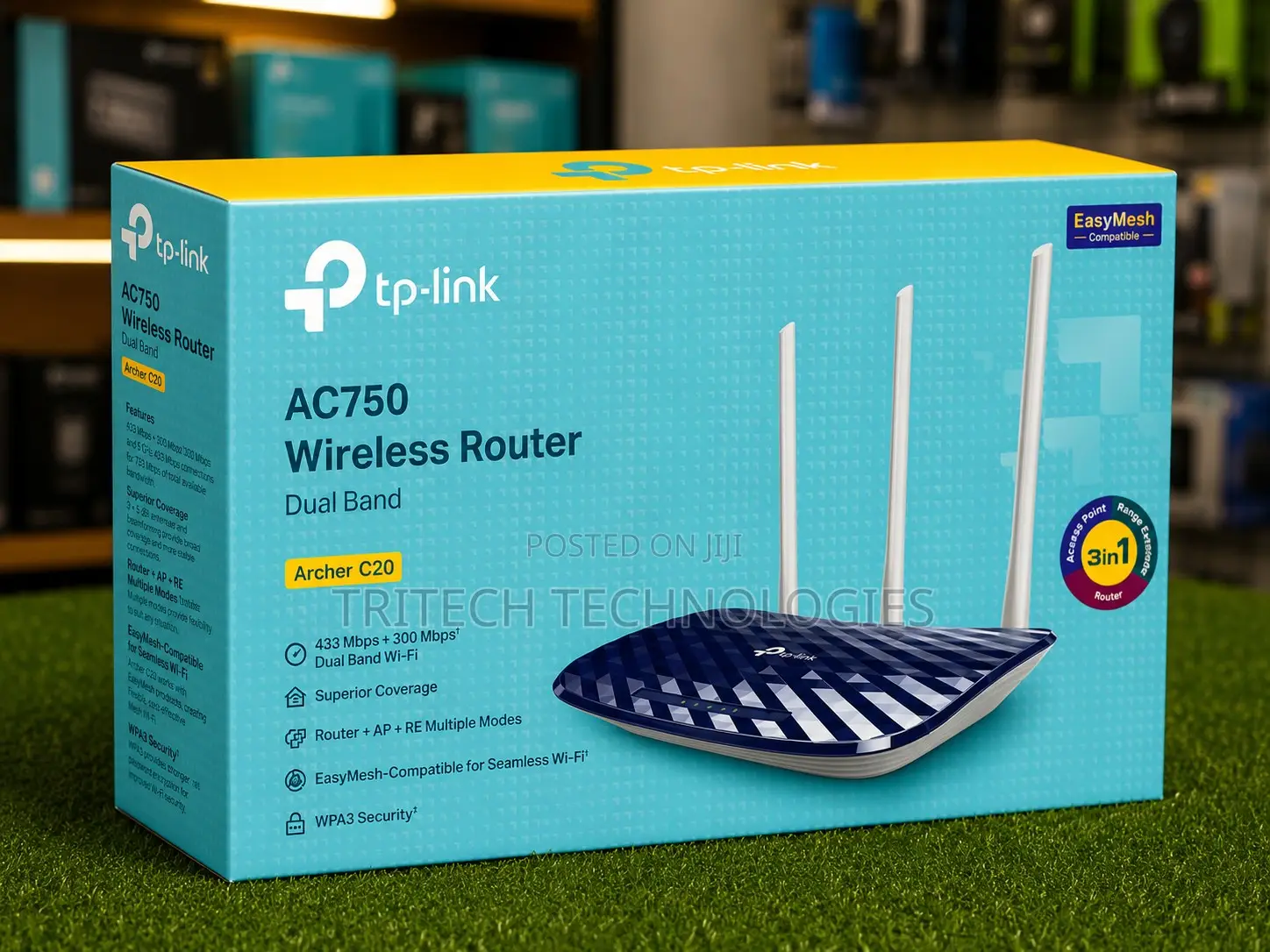TP-Link Archer C20 AC750 Wireless Dual Band Router