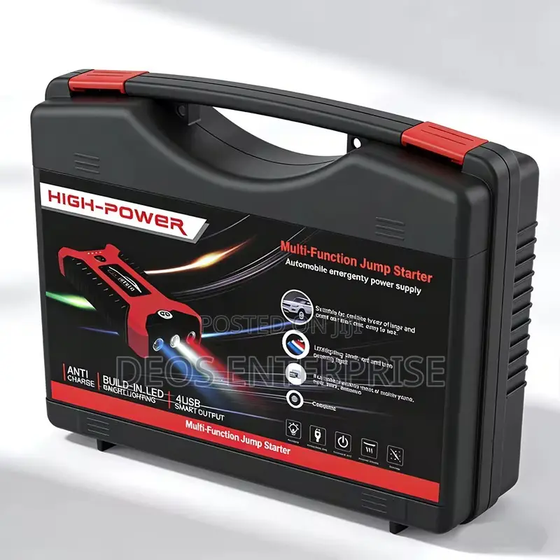 Jump Starter Pro Air Compressor Smart Clamps USB Charger