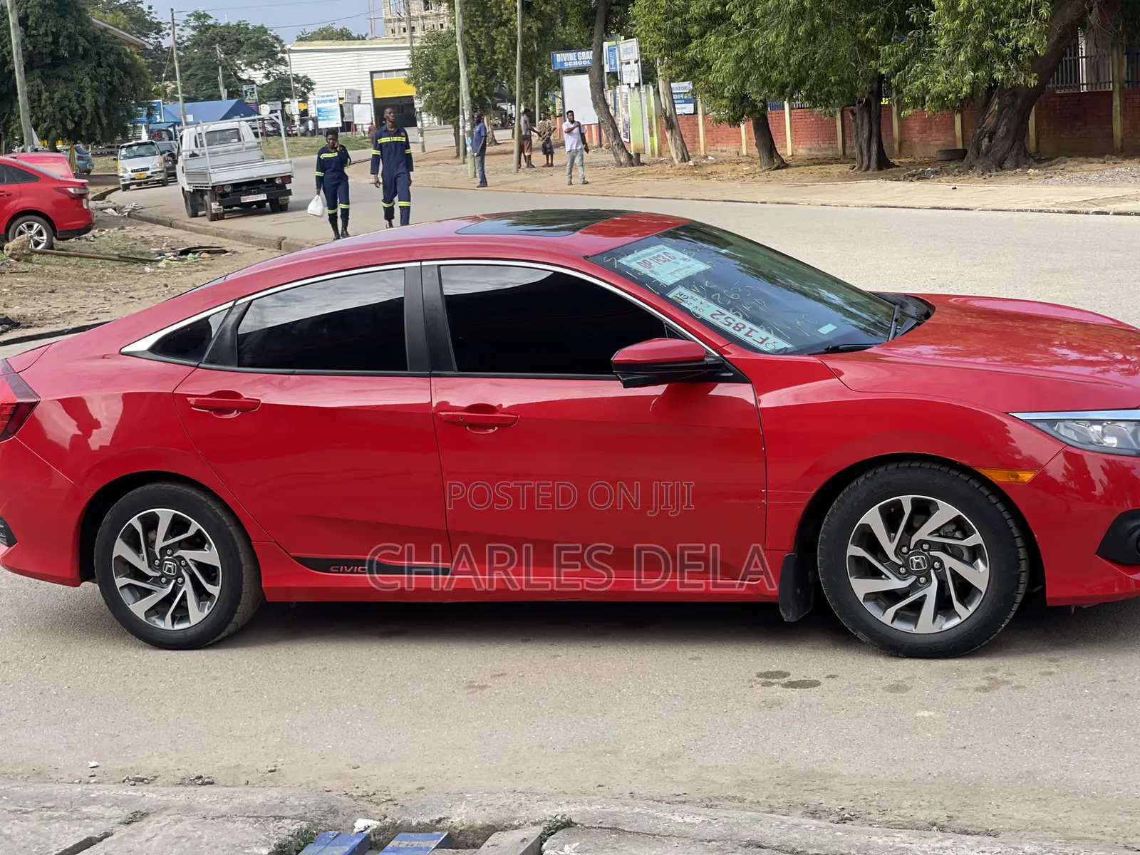 Honda Civic EX-T 4dr Sedan (1.5L 4cyl) 2017 Red