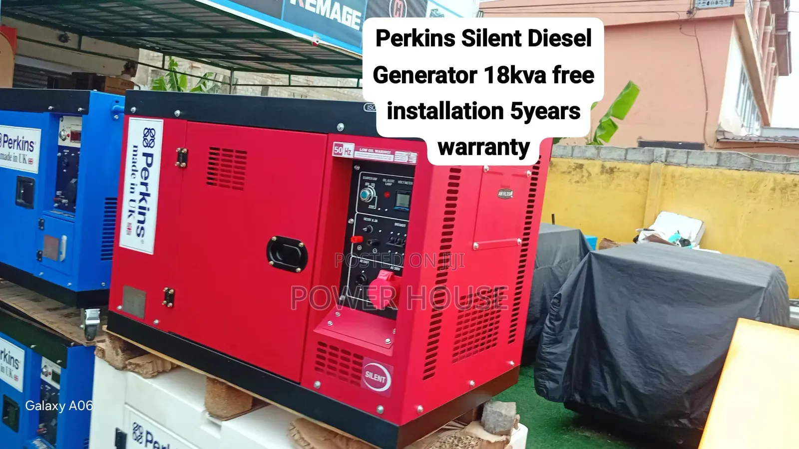 Perkins Silent Generator With Excellent Cooling System