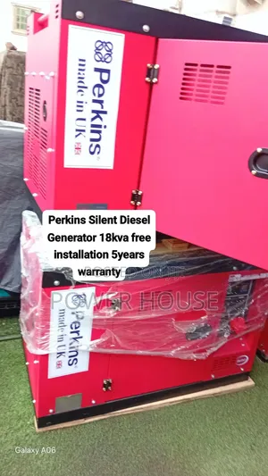 Perkins Silent Generator With Excellent Cooling System