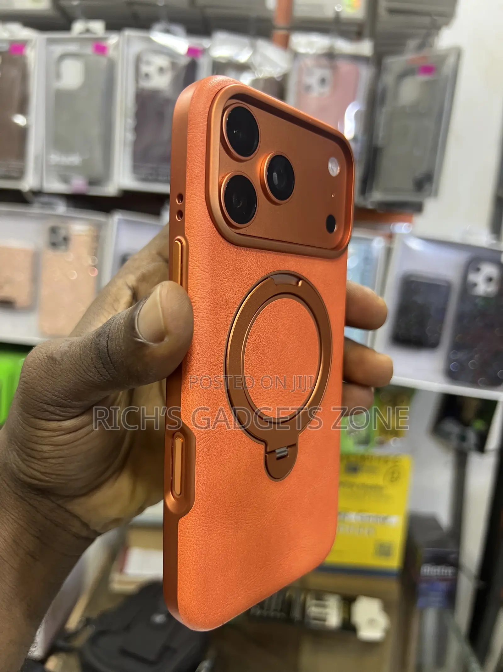 iPhone 17 Pro Max Premium Leather Case