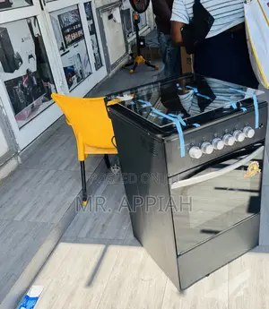 Super Affordable Volcano Gas Oven 4 Burner(Black)Double Grid