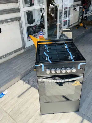 Classic Volcano 50x50cm Gas Oven 4 Burner(Double Grid)Black