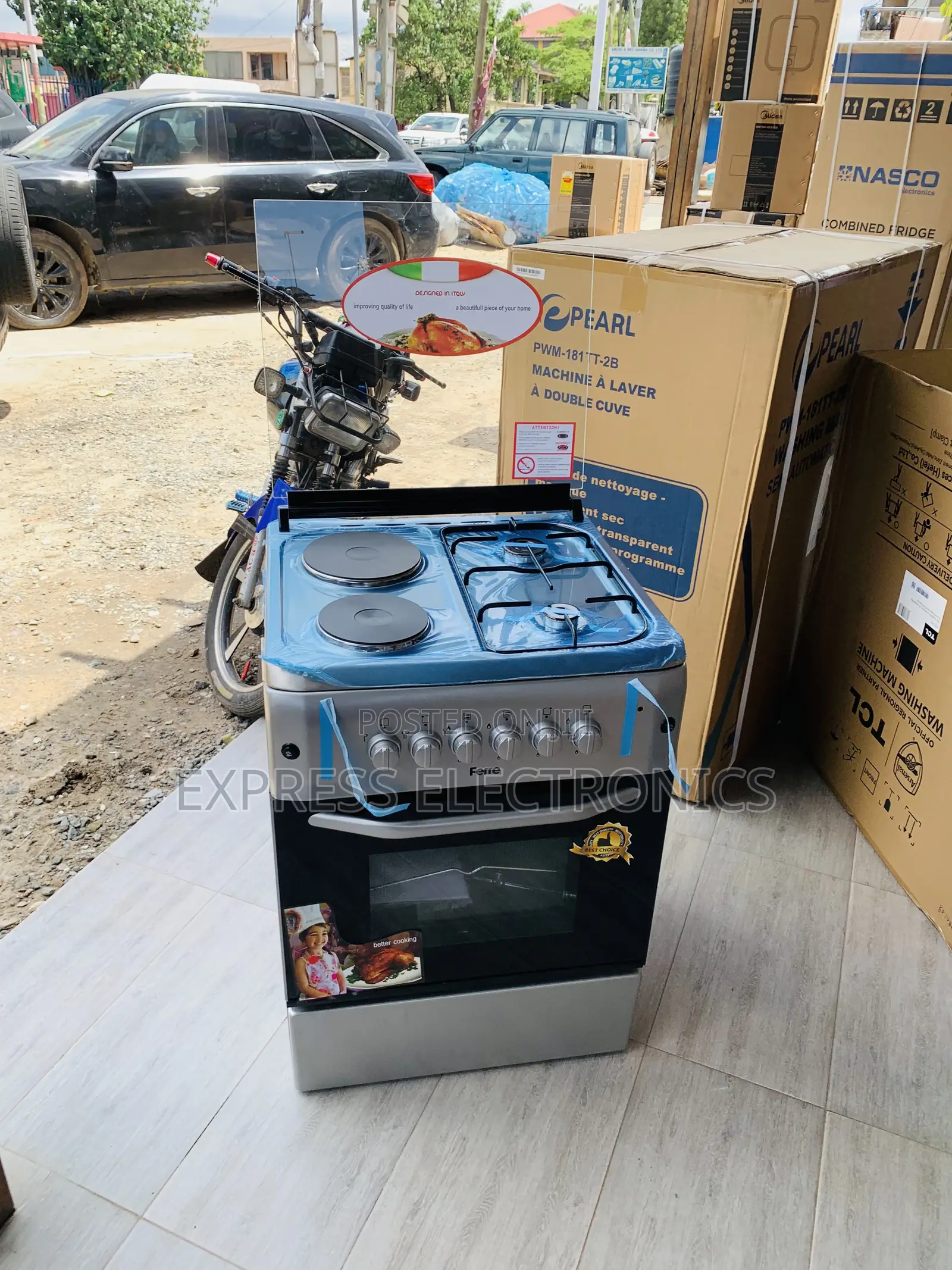 Lovely New Line Gas Cooker Oven 2-2 Has Electric 60:60