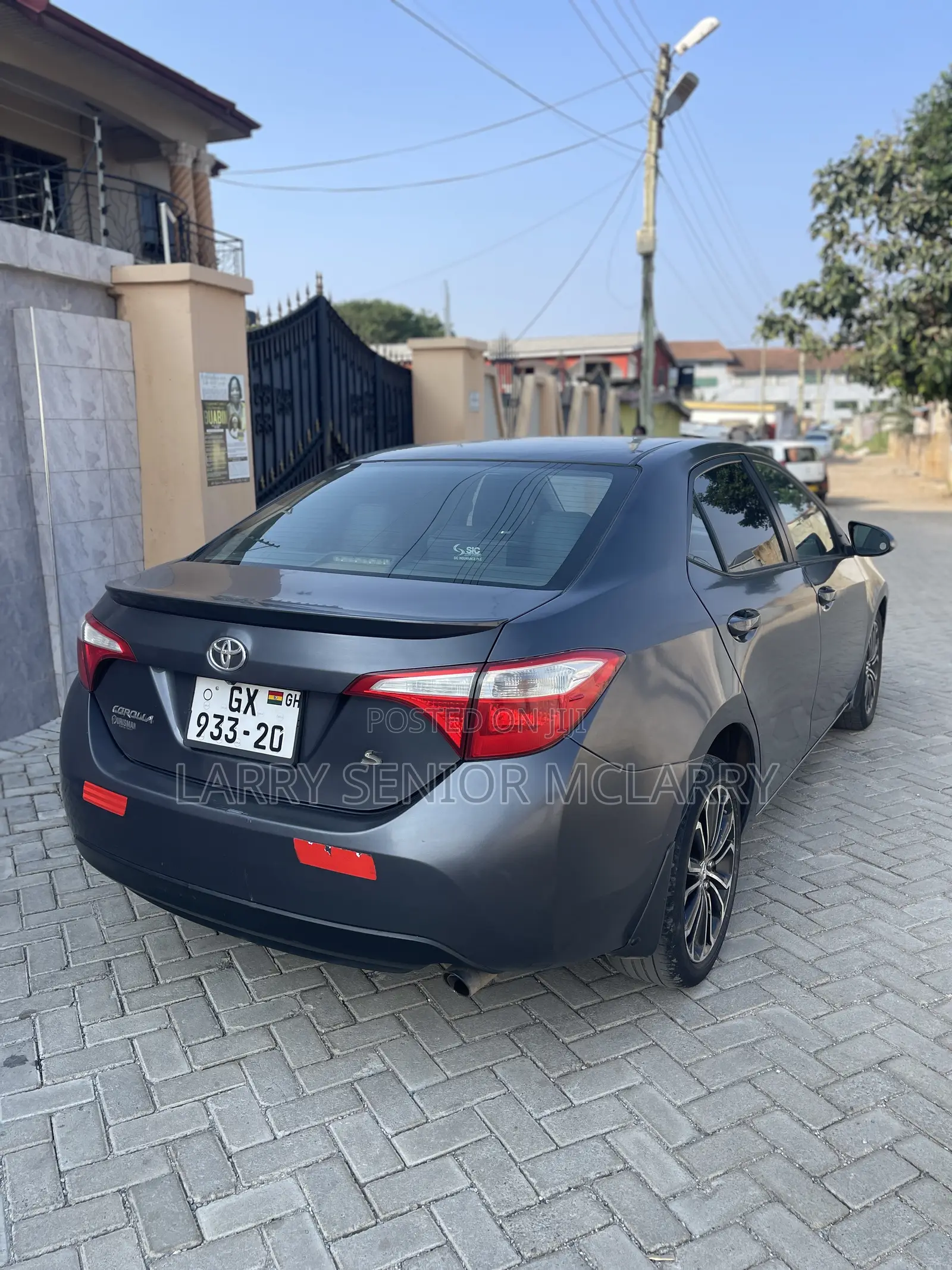 Toyota Corolla S Plus 4dr Sedan (1.8L 4cyl 6M) 2015 Gray