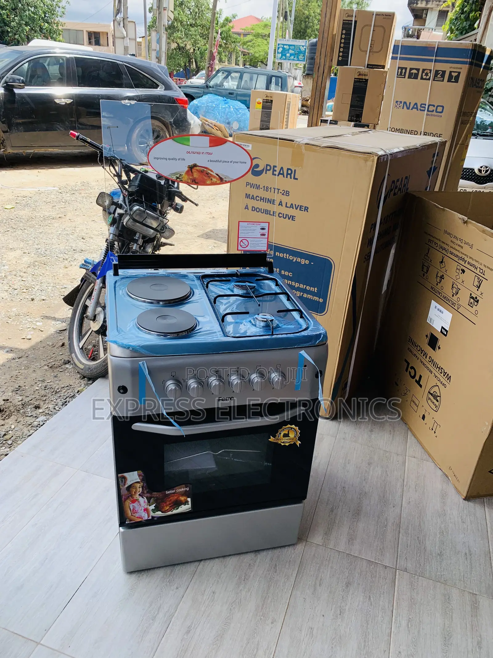 Lovely New Line Gas Cooker Oven 2-2 Has Electric 60:60