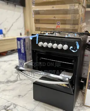 Get Lovely Volcano 4 Gas Burner With Grill(Double Grid) Black 