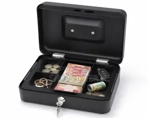 Metal Cash Box 25x20x9cm