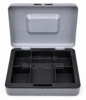 Metal Cash Box 25x20x9cm