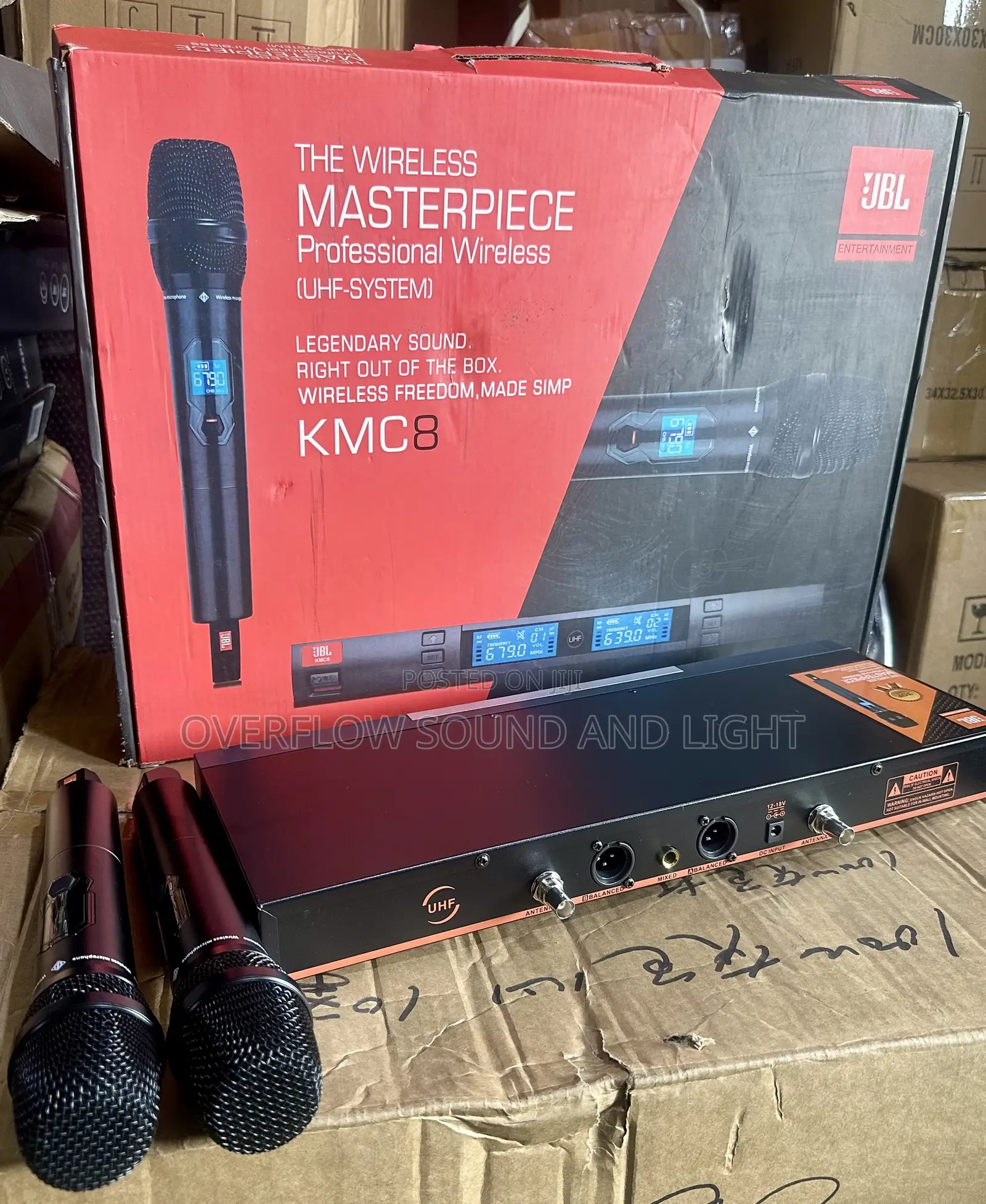 JBL Kmc8 Professional Dual Wireless Microphone System