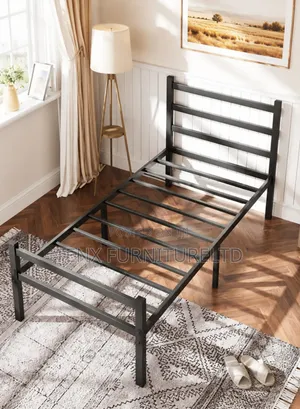 Bed (Single Bed Frame With Headboard)