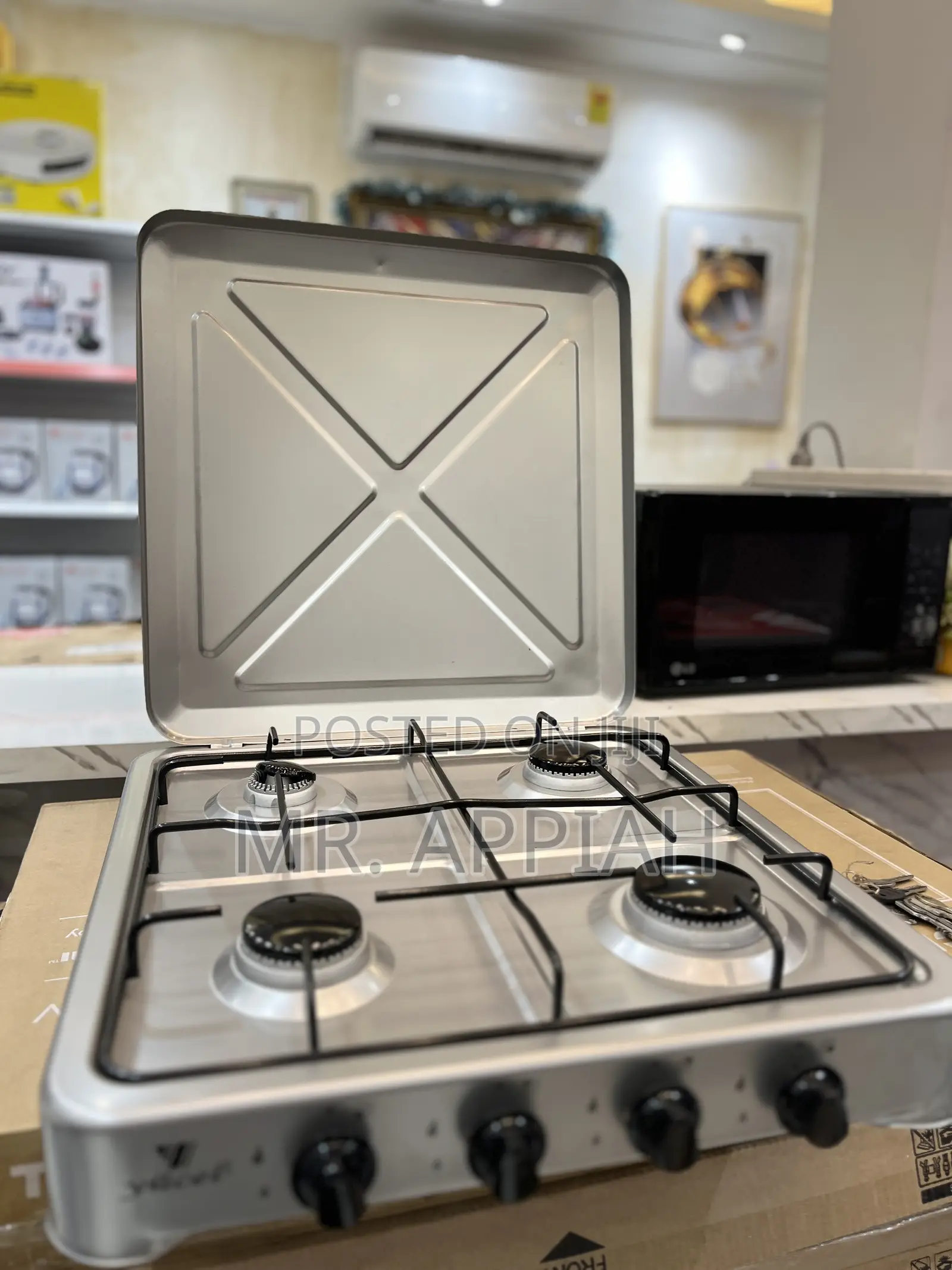 Get Volcano 4 Gas Table Top Cooker(Gray) 