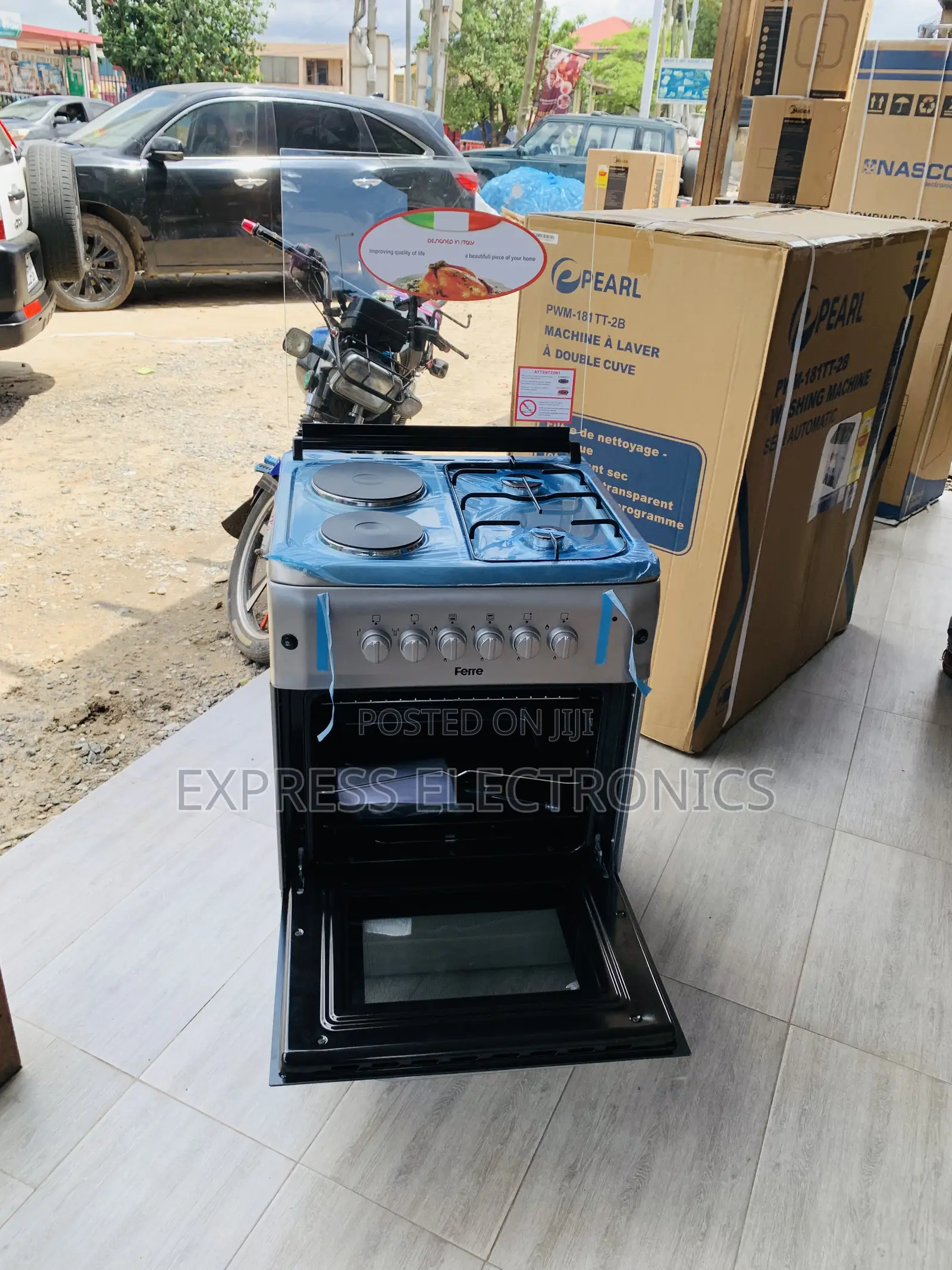 Get a New Sliver Gas Electric Cooker 2-2 60/60