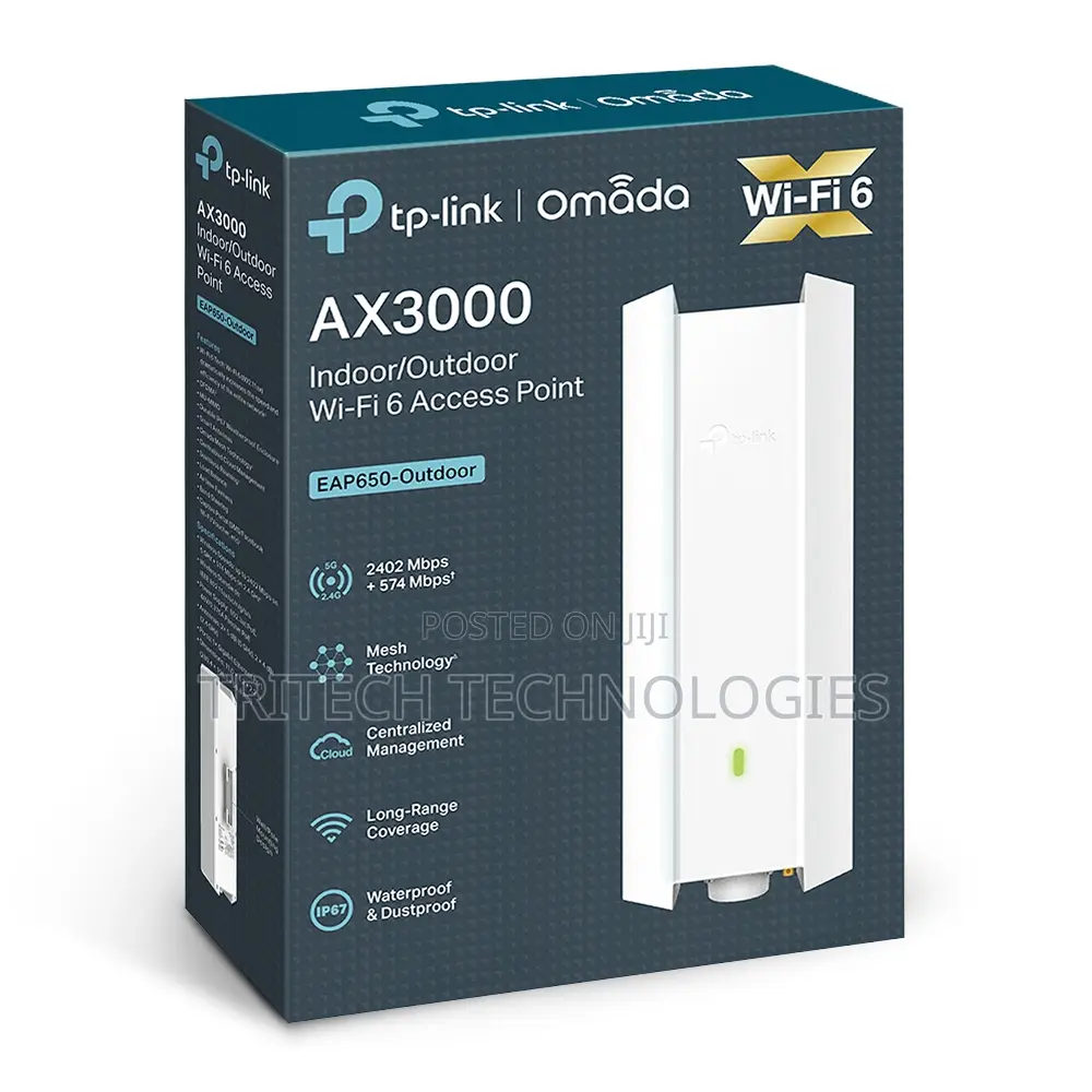 TP-Link AX3000 Indoor/Outdoor WiFi 6 Access Point