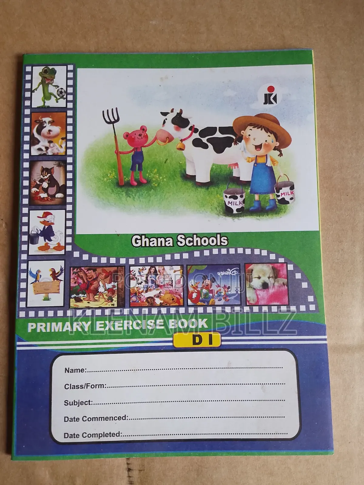 D1 D2 Exercise Book Size