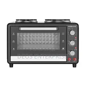 SOKANY SK-437 35L Toaster Oven With Dual Hot Plates 3200W
