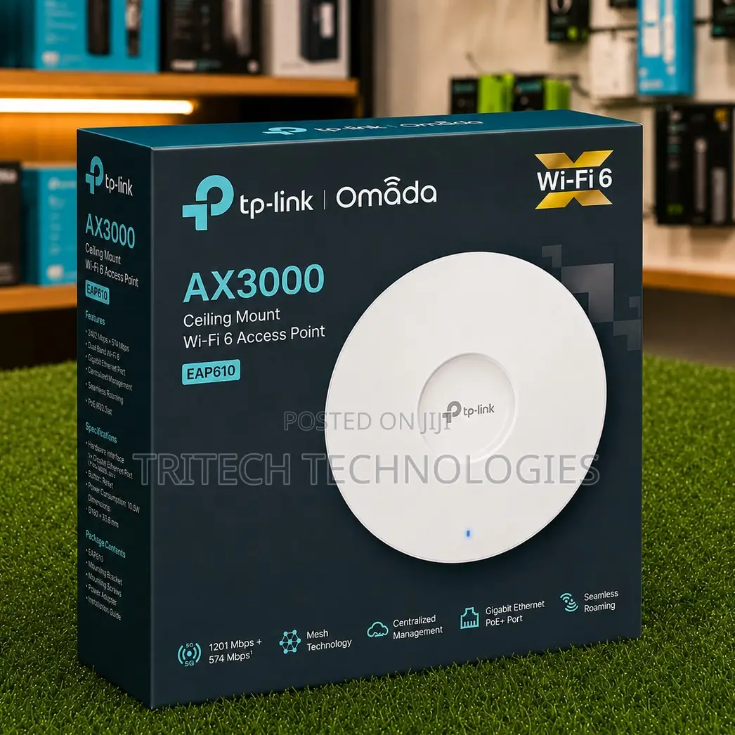 TP-Link EAP653 UR AX3000 Ceiling Mount WiFi 6 Access Point