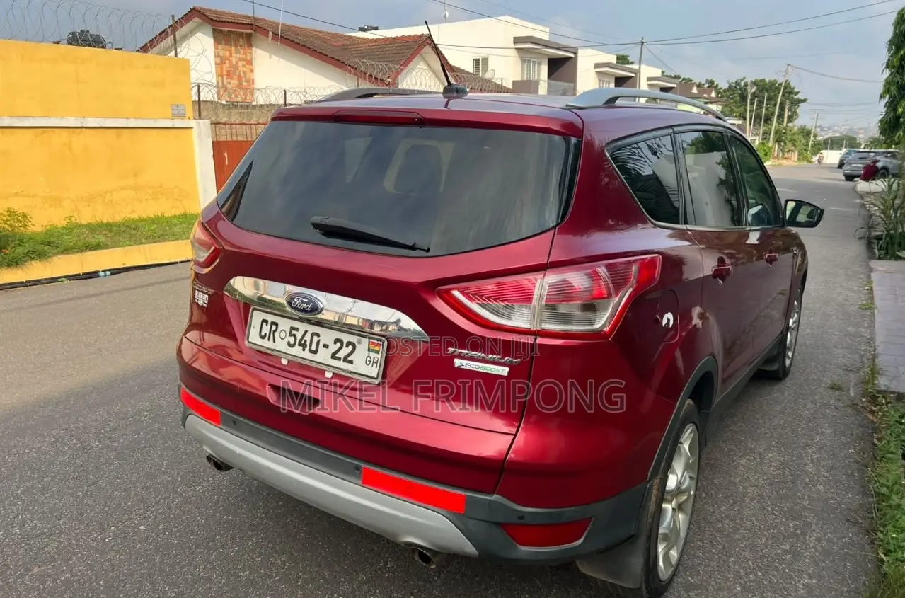 Ford Escape Titanium 4dr SUV AWD  (1.6L 4cyl Turbo 6A) 2014 Red