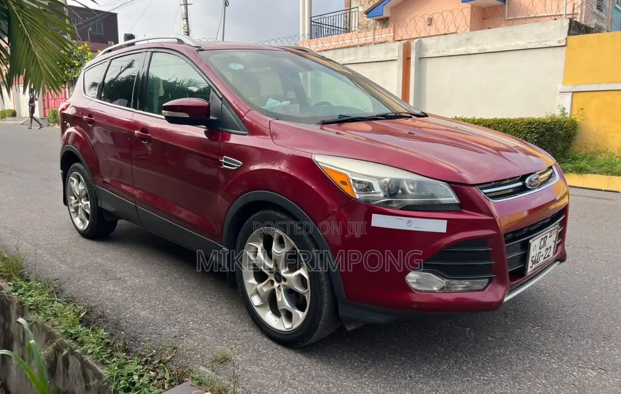 Ford Escape Titanium 4dr SUV AWD  (1.6L 4cyl Turbo 6A) 2014 Red