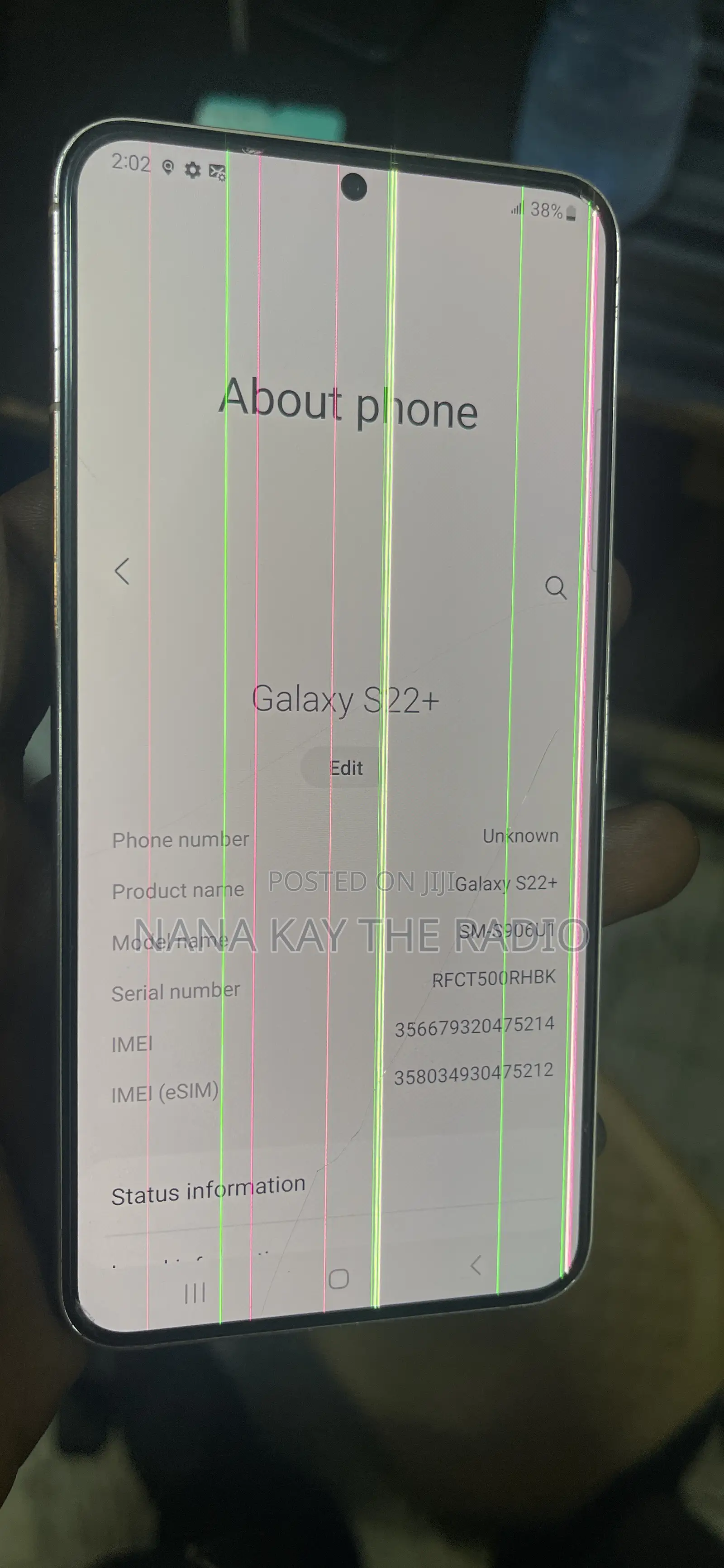 Samsung Galaxy S22+ 5G 128 GB Rose Gold