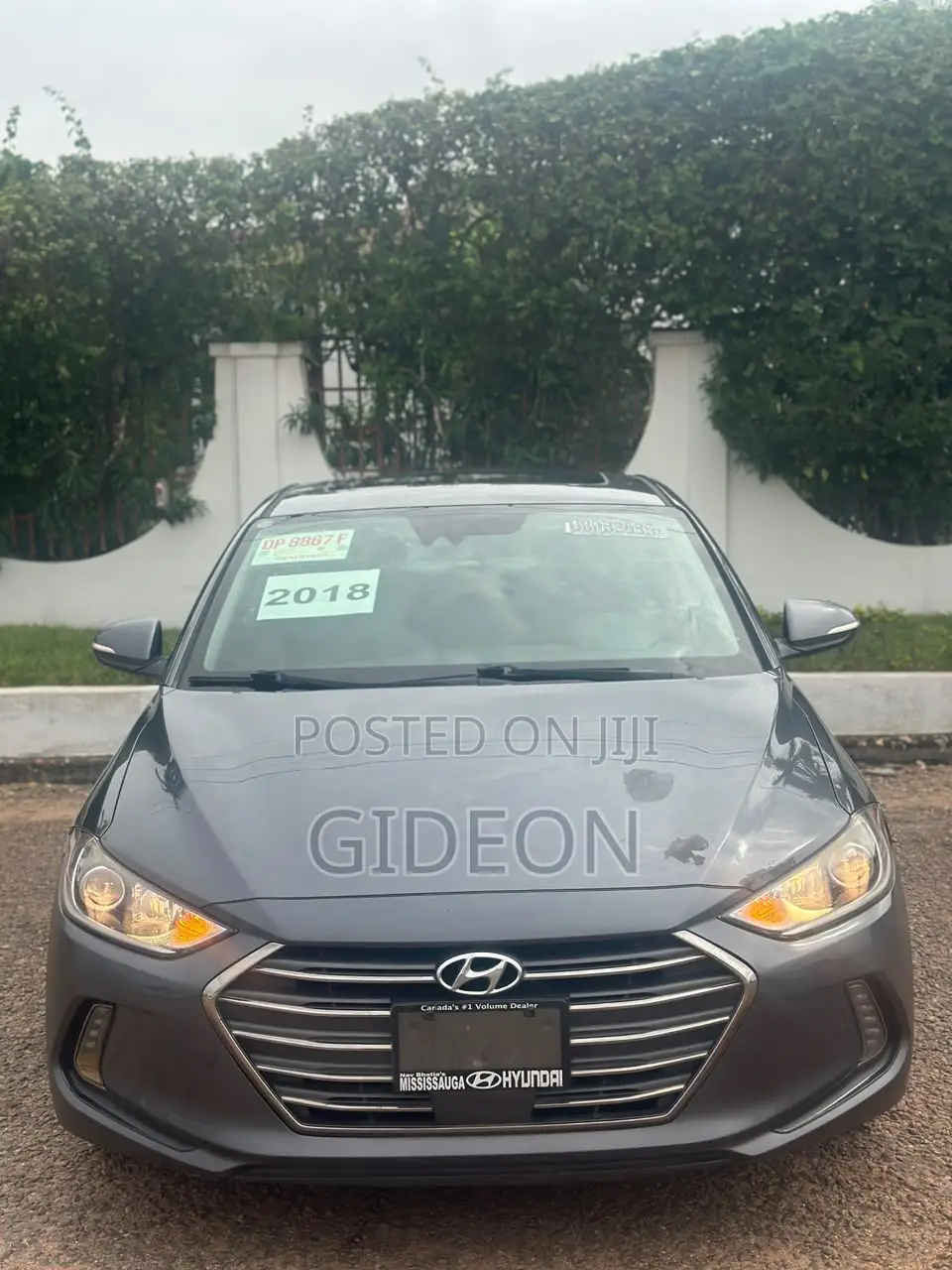Hyundai Elantra Limited 2018 Gray