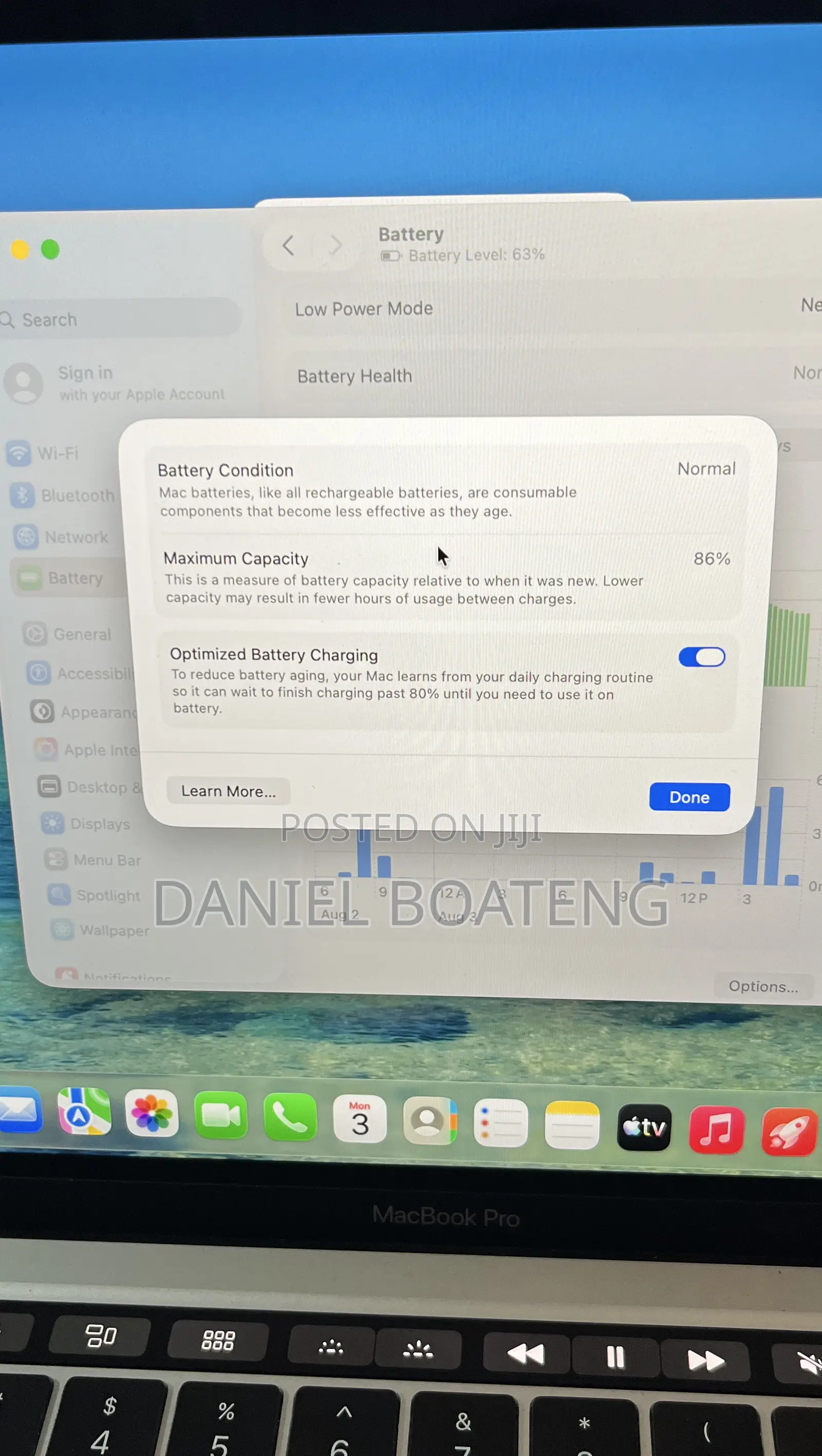 Laptop Apple MacBook Pro 2020 8GB Apple M1 SSD 512GB