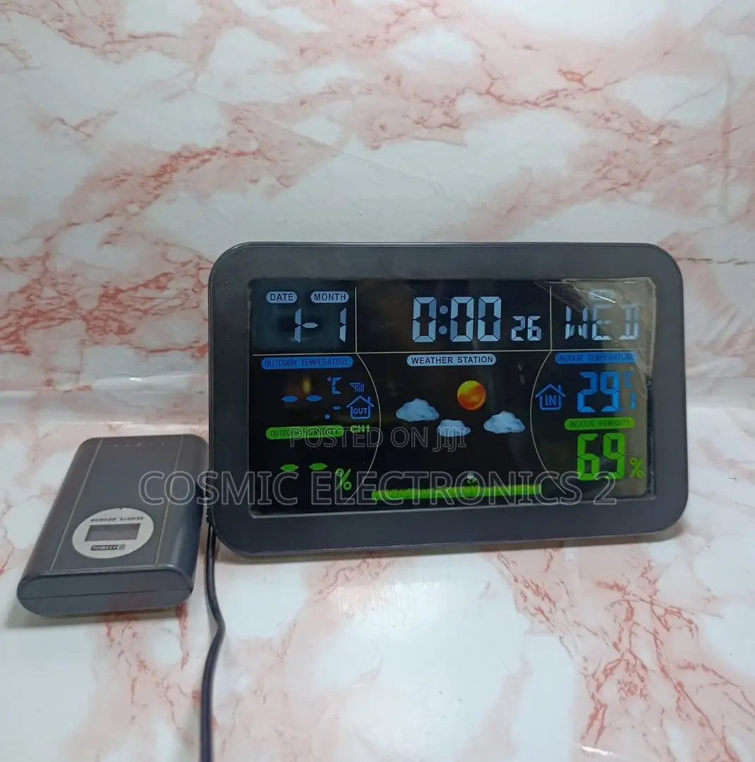 433 MHz Wireless Weather Station Clock – Key Features