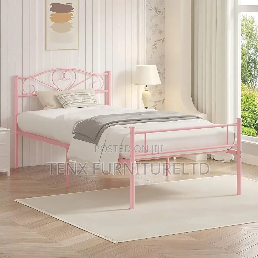 Bunk Bed Metal (2 Pieces) Pink Color