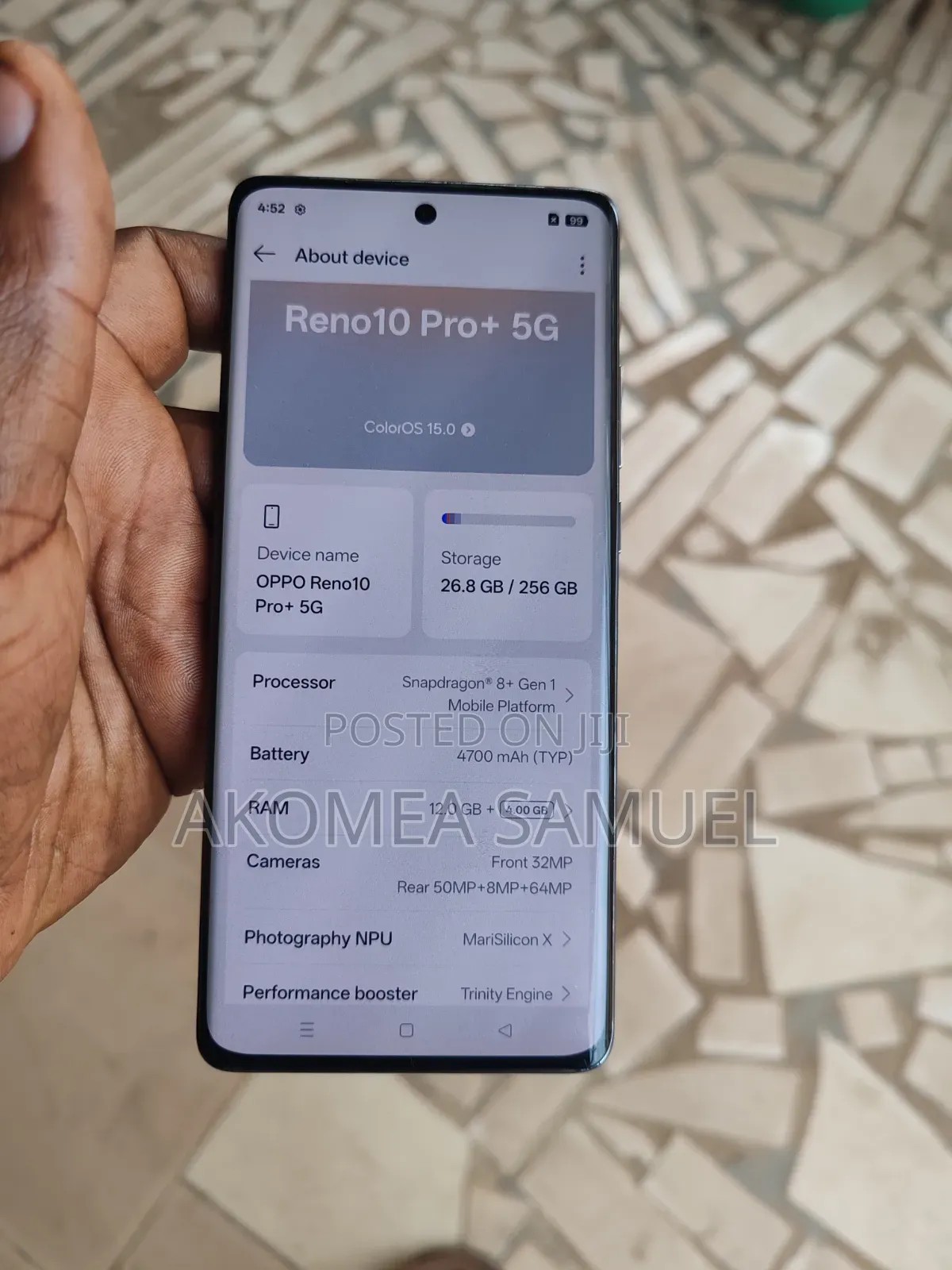 Oppo Reno10 Pro+ 256 GB Gold