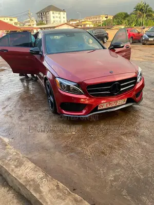 Mercedes-Benz C300 Sport 4Matic Sedan AWD (2.0L 4cyl 7A) 2017 Red