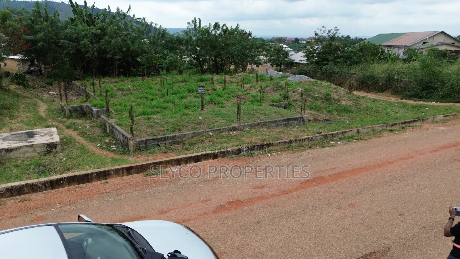 Partially Developed Land for Sale in Koforidua Okorase