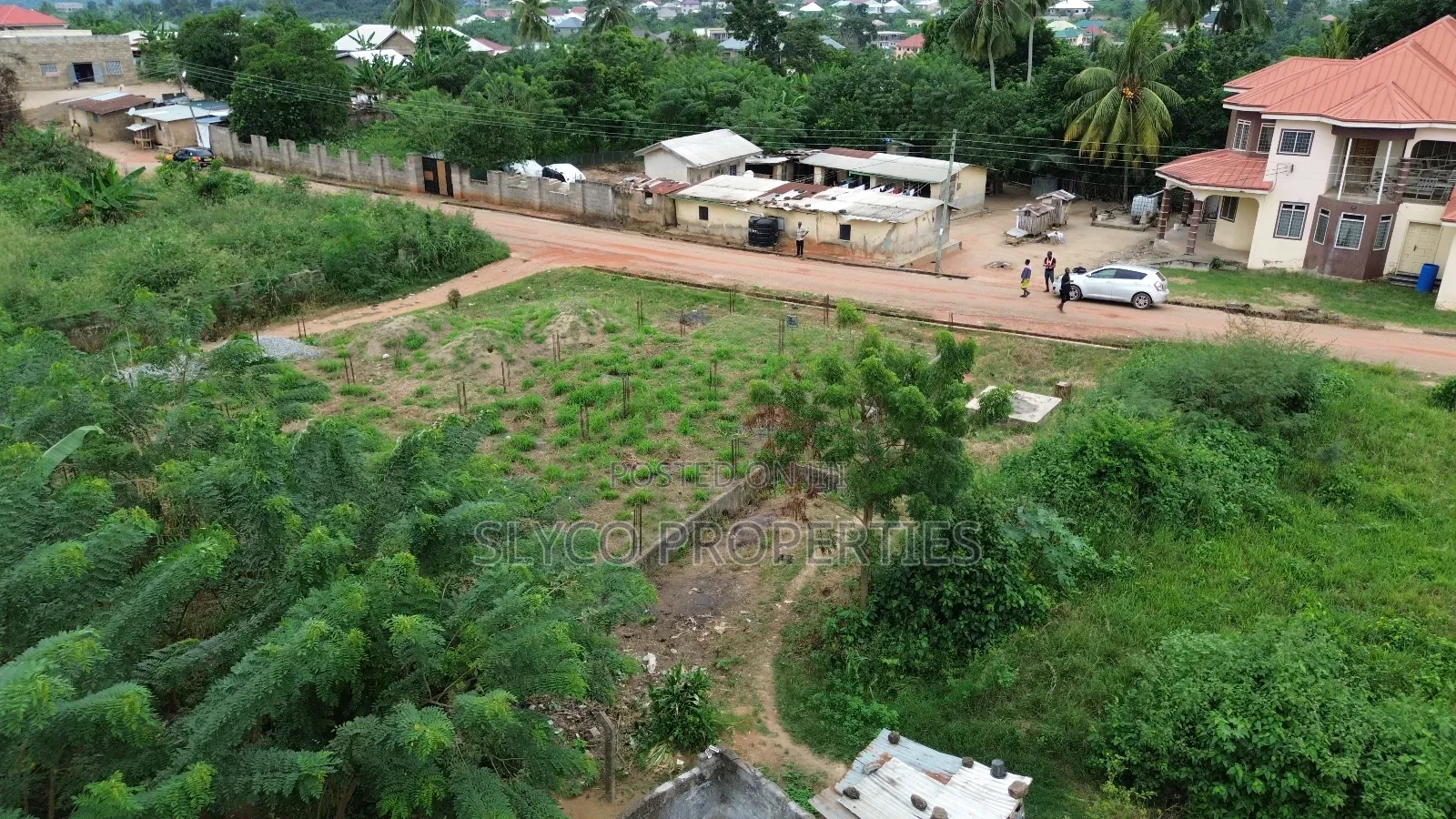Partially Developed Land for Sale in Koforidua Okorase