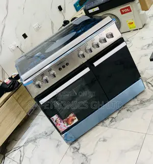 Trust Mediatech 5-Burner Gas Cooker With Oven, Grill, Auto Rotisserie