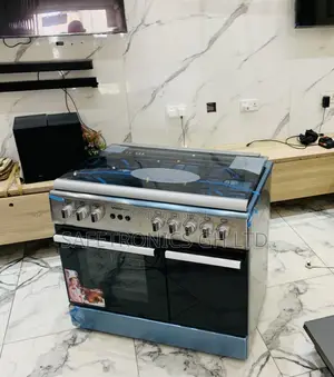 Trust Mediatech 5-Burner Gas Cooker With Oven, Grill, Auto Rotisserie