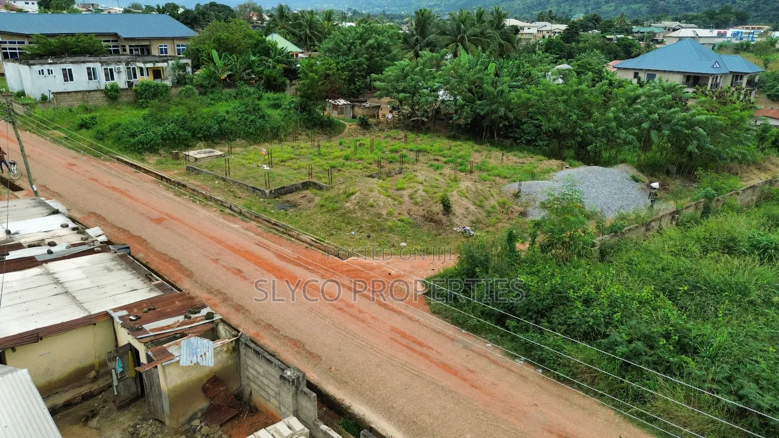 Partially Developed Land for Sale in Koforidua Okorase