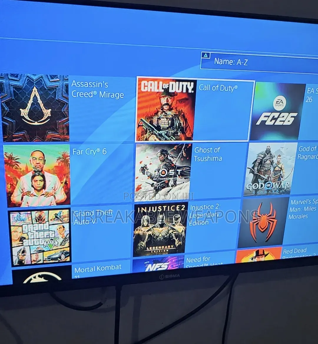 Ps4 Pro With 12 Solid Games With Pad