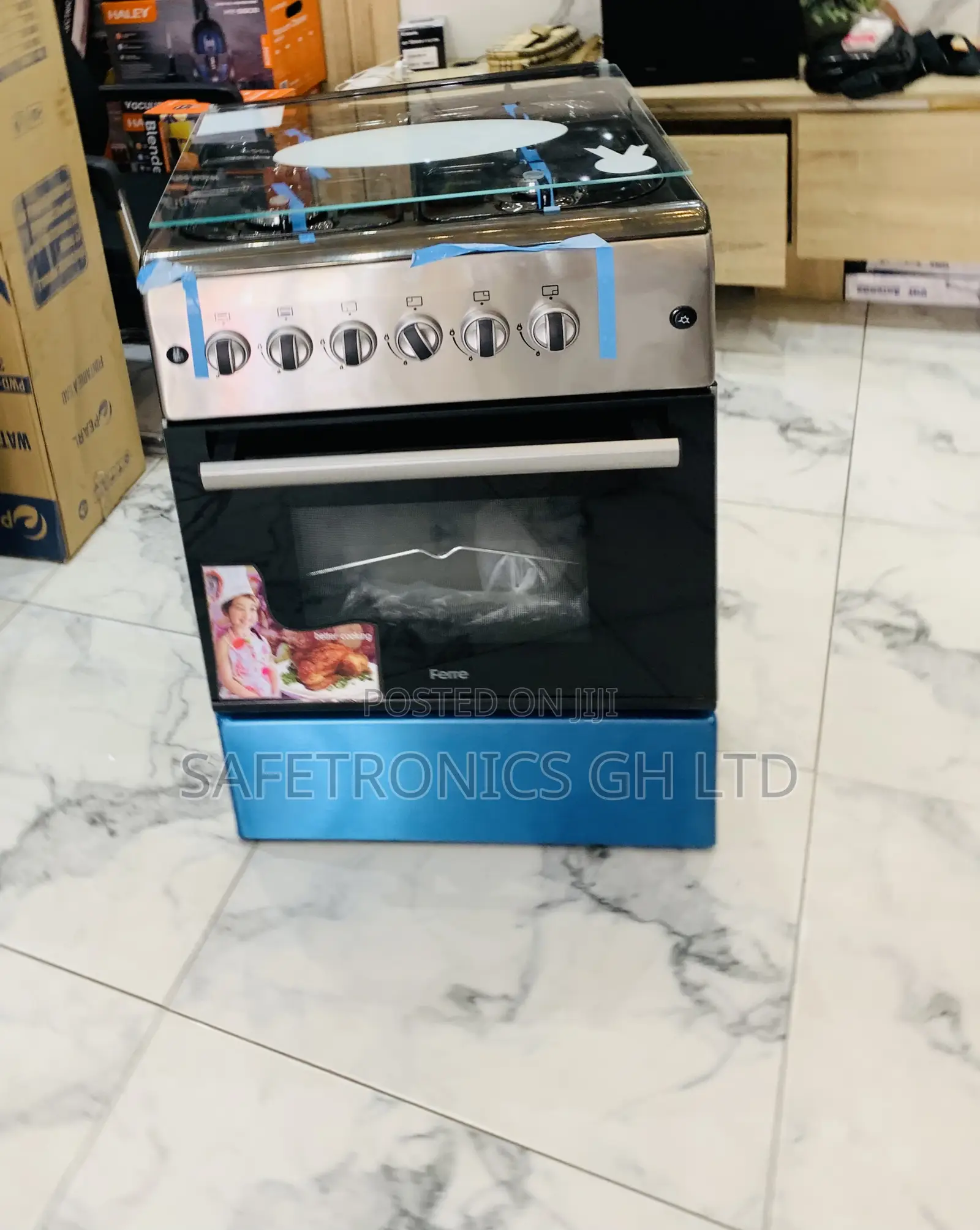 Lastest Grey Ferre 60×60 New Line Freestanding Cooker