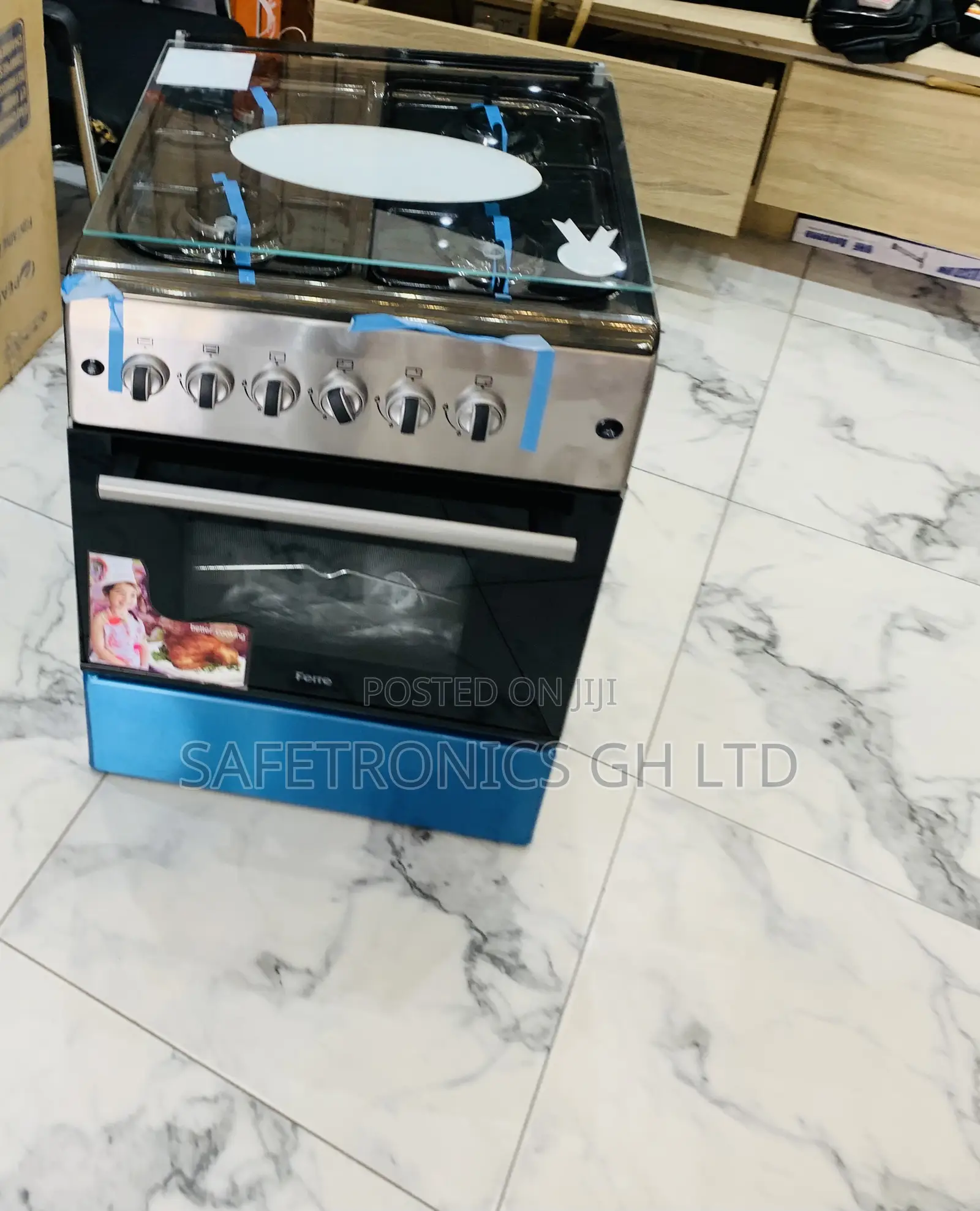 Lastest Grey Ferre 60×60 New Line Freestanding Cooker