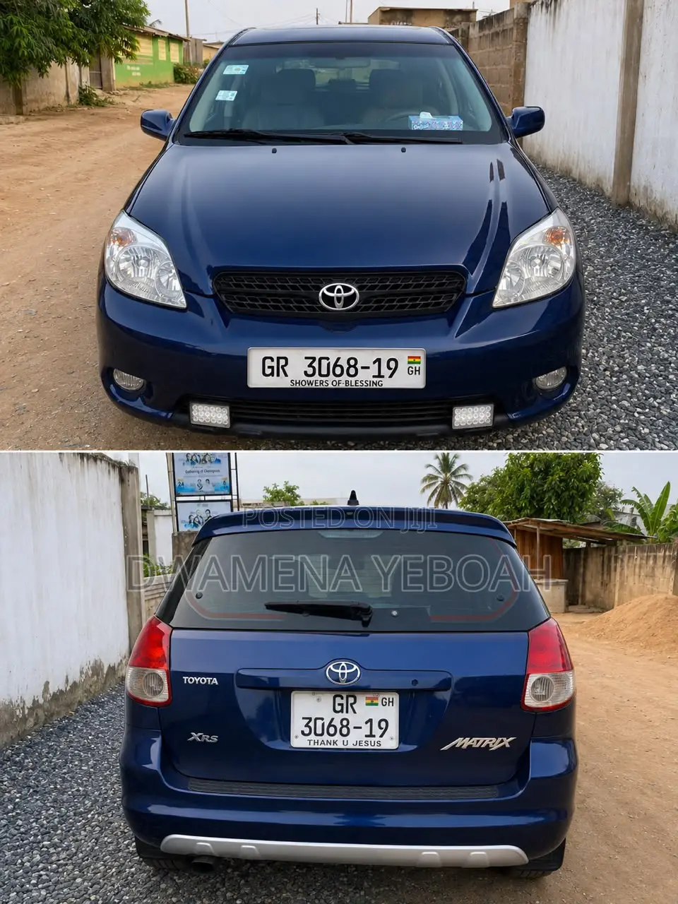 Toyota Matrix Hatchback AWD (1.8L 4cyl 4A) 2006 Blue