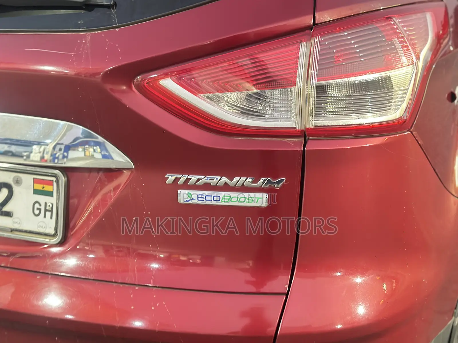 Ford Escape Titanium 4dr SUV AWD  (1.6L 4cyl Turbo 6A) 2014 Red