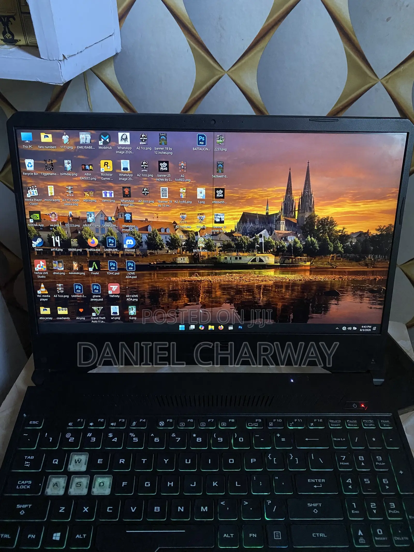 Laptop Asus TUF Gaming FX504 16GB Intel Core i7 HDD+SSD 1T