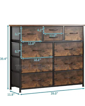 Chest of Drawers (Metal + Non-Woven