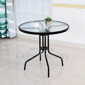 Bistro Glass Top Table - UK