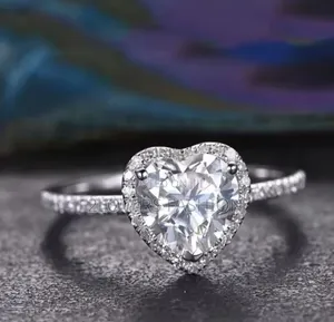 Beautiful Silver Promise Ring 